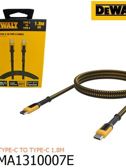DEWALT สายชาร์จ Type C to Type C 100 วัตต์ รุ่น DXMA1310007E