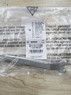 ประแจขันปะกับ 4" BOSCH 1619P08927