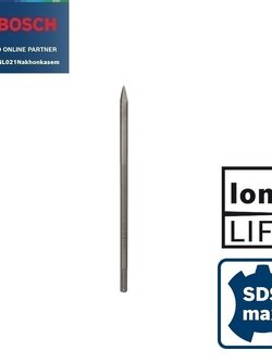 ดอกสกัดแหลม 400มม. BOSCH Long Life SDS-MAX