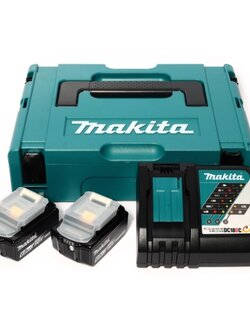 ชุดBL1860BX2+DC18RC+MAKPAC MAKITA MKP1RG182