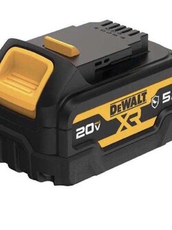 แบตเตอรี่ 20V / 5.0Ah DCB184G DEWALT (ยางกันกระแทก)