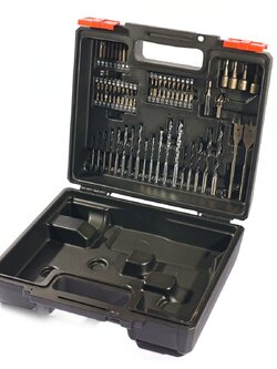 ชุดดอกสว่าน+ดอกไขควง74ชิ้น+กล่อง MAKTEC