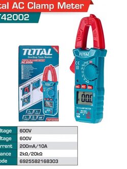 แคลมป์มิเตอร์ดิจิตอล รุ่น TMT42002 TOTAL
