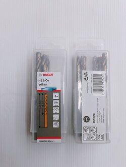 ดอกเจาะสแตนเลส HSS-CO 8.0 mm. BOSCH (5ดอก/แพค) 2608585894