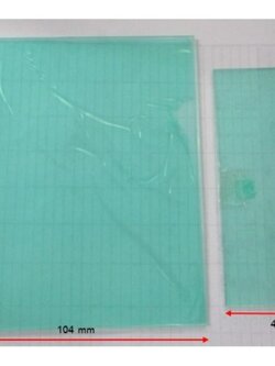 อะไหล่แผ่น PC ใส ขนาด 114 มม. x 100 มม. สำหรับหน้ากาก ZN400S ZINSANO