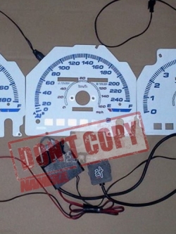 เรือนไมล์ขาว G-Shock Mitsubishi Galant VR-4 89-93