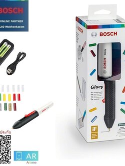 ปากกายิงกาวร้อนไร้สาย Gluey BOSCH สีขาว Marshmallow