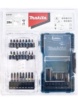 ชุดไขควง28ชิ้น พร้อมเคสใส MAKITA E-07107