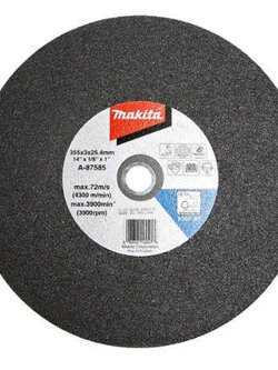 ใบตัดเหล็ก MAKITA 14″ 355x3x25.4mm A36P ผิวหยาบ A-87585