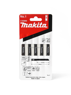 MAKITA ใบเลื่อยจิกซอ NO.1 (5ใบ/1PAC) รุ่น A-85802