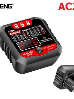 เครื่องตรวจเช็คเต้ารับไฟฟ้า AC28 ANENG