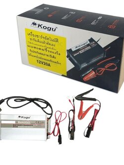 เครื่องชาร์จแบตเตอรี่อัตโนมัติ 20A KOGU ระบบอินเวอร์เตอร์