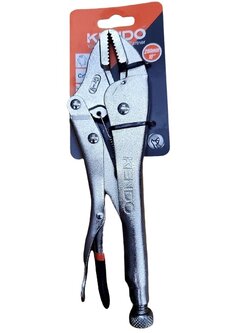 KENDO KD-11610 คีมล็อคปากตรง 250mm. 10" เกรด Cr-V แท้