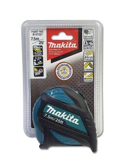 ตลับเมตร 7.5m/25ftx25mm/1″ (มิล/นิ้ว) B-57227 MAKITA มีแม่เหล็ก