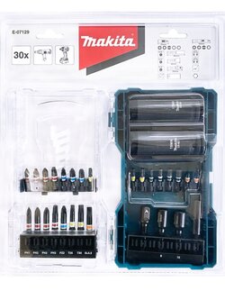 ชุดไขควง30ชิ้น พร้อมเคสใส MAKITA E-07129