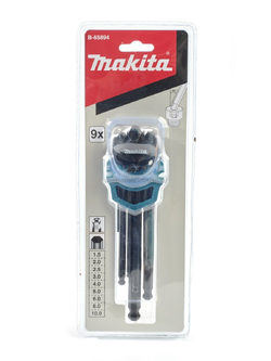 MAKITA ชุดประแจหกเหลี่ยมยาว 1.5-10 MM รุ่น B-65894