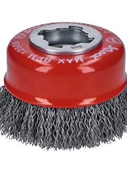 ถ้วยแปรงสำหรับโลหะ75มม. ลวด0.3มม. BOSCH X-LOCK