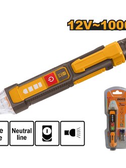 INGCO ปากกาวัดไฟ แบบไม่สัมผัส (12V -1000V) รุ่น VD100091 (AC Voltage Detector)
