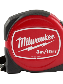 ตลับเมตร3m/10FT RED 48-22-7812 MILWAUKEE