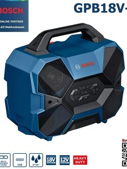 ลำโพง บลูทูธ GPB18V-6C Professional BOSCH 06014A6000