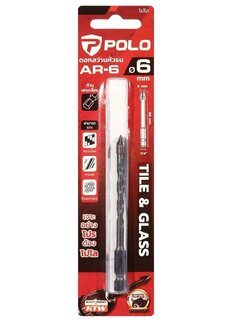 ดอกหัวธนู เจาะกระเบื้อง 6 มม AR-6 POLO