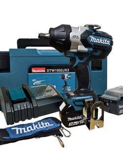 บล๊อกไร้สาย1/2 DTW1002JX3 MAKITA พร้อมสาย Beltกันหล่น