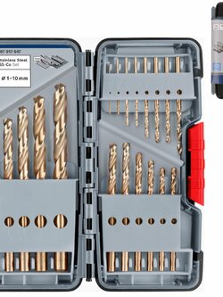 ชุดดอกสว่าน HSS-Co 18ตัวชุด 2607017047 BOSCH