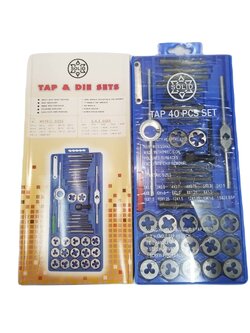 ชุดต๊าปเกลียว 40 ตัวชุด TAP40M SOLID (มิล)