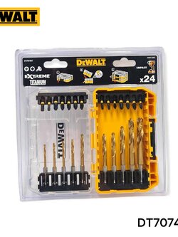 ชุดดอกไขควง + ดอกสว่าน 24 ชิ้น DT70748T DEWALT