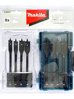 ชุดใบพาย8ชิ้น พร้อมเคสใส MAKITA E-08707