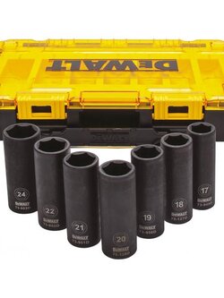 ชุดลูกบล็อกยาว1/2 7ตัวชุด DWMT74737 DEWALT