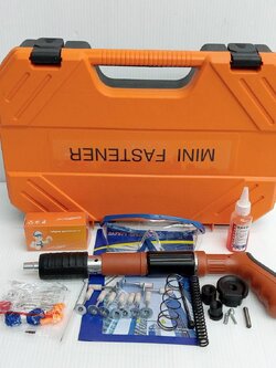 ปืนยิงตะปู เครื่องยิงตะปูแรงดันสูง *ด้ามส้ม* MINI-FASTEN