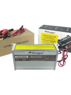 เครื่องชาร์จแบตเตอรี่อัตโนมัติ 40A KOGU ระบบอินเวอร์เตอร์