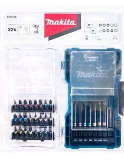 ชุดไขควง32ชิ้น พร้อมเคสใส MAKITA E-07135