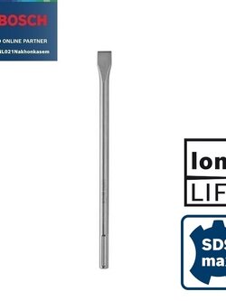ดอกสกัดแบน 25x400มม. BOSCH Long Life SDS-MAX