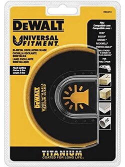 ใบมัลติทูล Universalfitment DWA4213 DEWALT TITANIUM