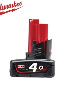 แบตเตอรี่12V/4.0Ah M12 B4 MILWAUKEE