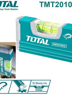 ระดับน้ำ มินิ แม่เหล็ก 10 ซม. รุ่นงานหนัก รุ่น TMT20105M TOTAL