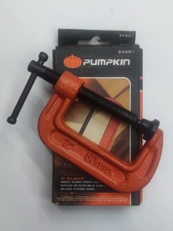 ปากกาจับชิ้นงาน ปากกาตัว C 2" #34201 PUMPKIN