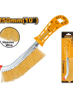 INGCO แปรงลวดทองเหลือง ขนาด 10นิ้ว รุ่น HWB02250