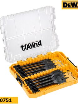 DEWALT รุ่น DT70751-QZ ชุดดอกสว่านเจาะไม้ 9 ชิ้น