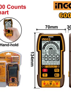 INGCO มัลติมิเตอร์ดิจิตอล600V รุ่น DM16004
