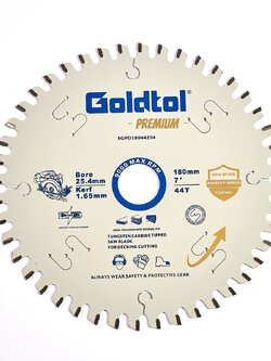 GOLD TOL ใบตัดไม้คอมโพสิต 7"x44T