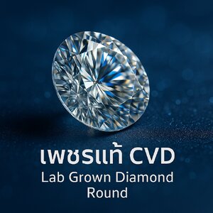 เพชรCVD ( LAB GROWN DIAMOND ) - เพชรซีวีดี (แล็บ โกล ไดม่อน)