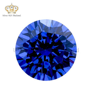 เพชรSpinel 7A สปิเนล ทรงกลม สี แซฟไฟร์ สีน้ำเงินเข้ม No.114 (Sapphire Dark Spinel No.114 ROUND)