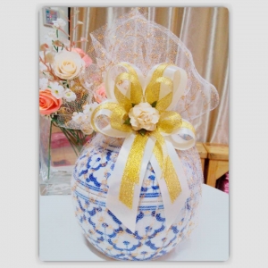 แพคเกจห่อผ้าลายทอง