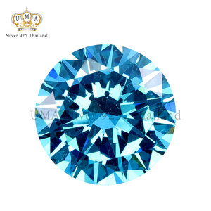 เพชรSpinel 7A สปิเนล ทรงกลม สีบลูเซอร์คอน No.120 (BlueZircon Spinel No.120 ROUND)