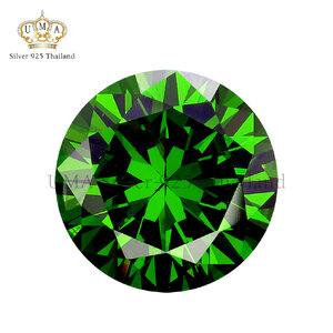 เพชรNanoGemStones 7A นาโนเจมส์สโตน ทรงกลม สีเขียว (Green NanoGemStones ROUND)