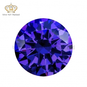 เพชรCZ 6A ทรงกลม สีม่วงเข้ม (Violet Dark ROUND CZ)