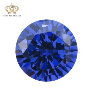 เพชรCZ 6A ทรงกลม แซฟไฟร์ สีน้ำเงิน (Sapphire Medium ROUND CZ)